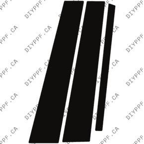 Door, B Pillar Left 2024-2025 Mercedes-Benz GLE 350/450/450e 4Matic 25-24 4D SUV PPF