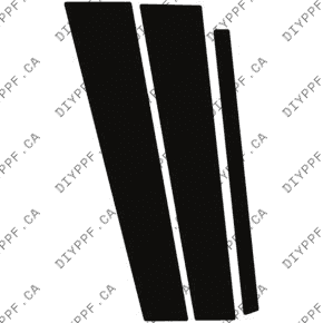 Door, B Pillar Right 2024-2025 Mercedes-Benz GLE 350/450/450e 4Matic 25-24 4D SUV PPF