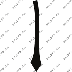 Door, A Pillar Right 2024-2025 Mercedes-Benz GLE 350/450/450e 4Matic 25-24 4D SUV PPF