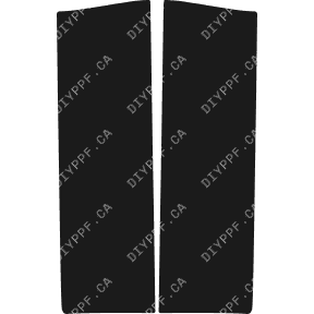 Door Panels Rear, L&R 2006-2008 Isuzu I 08-06 Extd P/U PPF