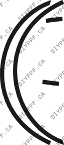 Wheel Lip Front, L&R 2007-2009 Mercedes-Benz E Class w/o washers 09-07 4D Sdn PPF