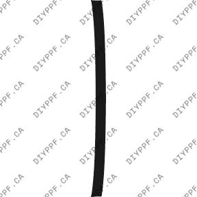 Bumper, Back 2006-2008 Acura TSX 08-06 4D Sdn PPF