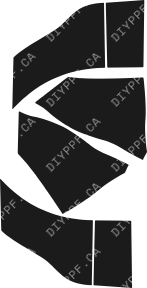 Splash 2005-2008 Mercedes-Benz SLK w/ Sport Package 08-05 2D Conv PPF