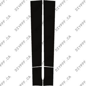 Door Panels Front, L&R 2022-2024 Mercedes-Benz EQS AMG 24-22 4D Sdn PPF