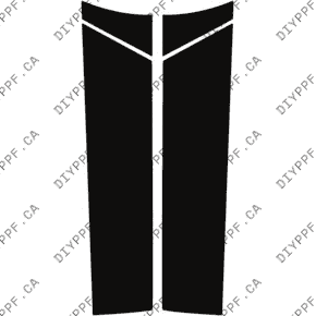 Door Panels Rear, L&R 2022-2024 Mercedes-Benz EQS AMG 24-22 4D Sdn PPF