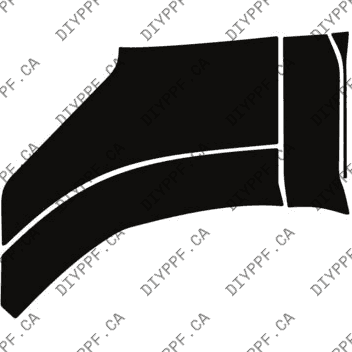 Wheel, Front Splash Left 2024-2025 BMW X6 M60i 25-24 4D SUV PPF