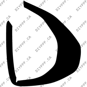 Bumper, Middle Left 2024-2024 Volkswagen Atlas SE/SEL 24-24 4D SUV PPF