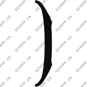 Bumper, Bottom Center 2022-2024 KIA EV6 GT 24-22 4D SUV PPF