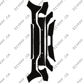 Bumper, Back Full w/ 4 sensors 2022-2024 KIA EV6 GT 24-22 4D SUV PPF