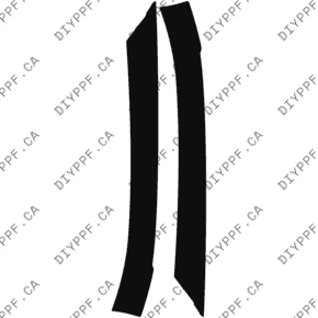 A Pillar 2024-2024 Volkswagen Atlas Cross Sport SEL R-Line/SEL Premium R-Line 24-24 4D SUV PPF