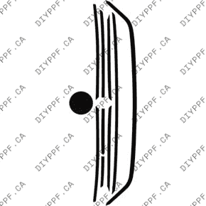 Grille 2024-2024 Volkswagen Atlas Cross Sport SEL R-Line/SEL Premium R-Line 24-24 4D SUV PPF