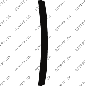 Bumper, Back 2024-2024 Volkswagen Atlas Cross Sport SEL R-Line/SEL Premium R-Line 24-24 4D SUV PPF