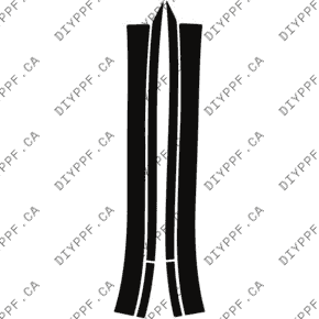 A Pillar 2024-2025 BMW X6 xDrive40i 25-24 4D SUV PPF