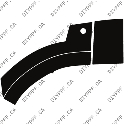 Wheel, Rear Splash, Left, Sensors 2024-2025 BMW X6 xDrive40i 25-24 4D SUV PPF