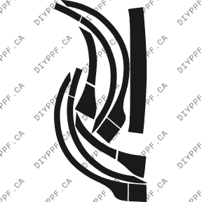 Appearance B Plus 2008-2010 BMW M5 w/ sensors 10-08 4D Sdn PPF