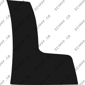 Wheel, Rear Splash Left 2008-2013 Cadillac CTS w/ washers 13-08 4D Sdn PPF