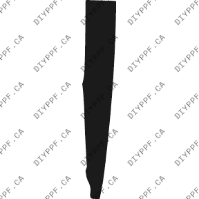 Bumper, Middle Left 2007-2009 Mercedes-Benz CL 63 AMG W/Sensors 09-07 2D Cpe PPF