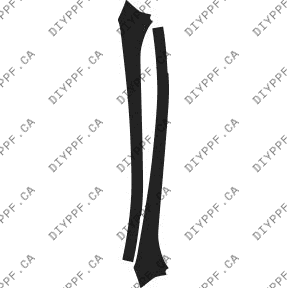 A Pillar 2009-2009 Jaguar XF 09-09 4D Sdn PPF