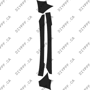 A Pillar 2008-2009 Pontiac G8 09-08 4D Sdn PPF