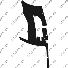 Bumper, Left 2008-2010 Volkswagen Touareg 2 10-08 4D SUV PPF