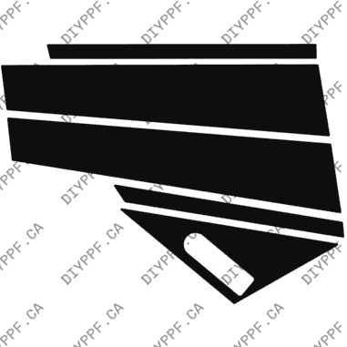 Door, B Pillar Left 2024-2024 Mercedes-Benz EQE AMG 24-24 4D SUV PPF