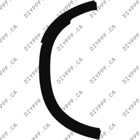 Wheel, Rear Flare, Full Right 2024-2024 Mercedes-Benz EQE AMG 24-24 4D SUV PPF