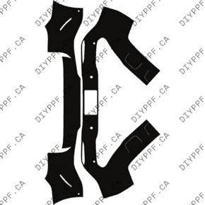 Bumper, Back Full w/ 6 sensors 2024-2024 Mercedes-Benz EQE AMG 24-24 4D SUV PPF