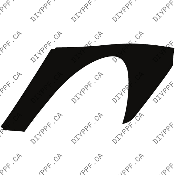 Fender, Left, Wrapped 2024-2024 Porsche 718 Spyder RS 24-24 2D Cpe PPF