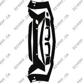 Front Bumper, w/ 4 Sensors 2025-2025 Cadillac CT5 Sport 25-25 4D Sdn PPF