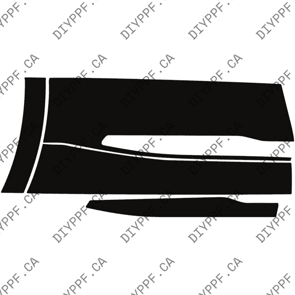 Door, Rear Panel Left 2024-2025 Buick Envision Sport Touring/Avenir 25-24 4D SUV PPF