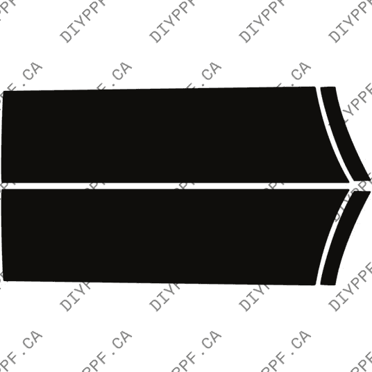 Door Panels Rear, L&R 2024-2024 Porsche Cayenne Turbo GT Coupe 24-24 4D SUV PPF