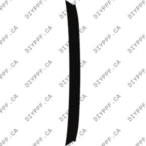 Bumper, Bottom 2024-2024 Porsche Cayenne Turbo GT Coupe 24-24 4D SUV PPF