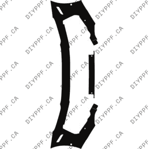 Bumper, w/ 6 Sensors 2024-2024 Porsche Cayenne Turbo GT Coupe 24-24 4D SUV PPF