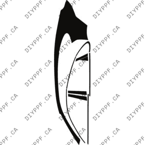 Qtr. Panel, Full Rear Left 2024-2024 Porsche Cayenne Turbo GT Coupe 24-24 4D SUV PPF