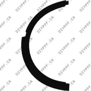 Wheel, Rear Flare, Full Right 2024-2024 Porsche Cayenne Turbo GT Coupe 24-24 4D SUV PPF