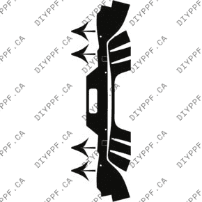 Bumper, Back Full w/ 4 sensors 2024-2024 Porsche Cayenne Turbo GT Coupe 24-24 4D SUV PPF