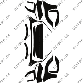 Front Bumper, Washers 2024-2025 Audi Q8 Premium/Premium Plus/Prestige 25-24 4D SUV PPF