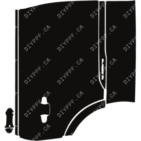 Door, Full Rear Right 2025-2025 Audi Q7 45/55 Premium/Premium Plus/Prestige 25-25 4D SUV PPF