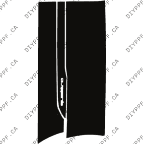 Door, Rear Panel Right 2025-2025 Audi Q7 45/55 Premium/Premium Plus/Prestige 25-25 4D SUV PPF