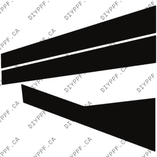 Door, B Pillar Right 2025-2025 Audi Q7 45/55 Premium/Premium Plus/Prestige 25-25 4D SUV PPF