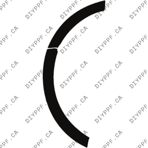 Wheel, Rear Flare, Full Right 2025-2025 Audi Q7 45/55 Premium/Premium Plus/Prestige 25-25 4D SUV PPF