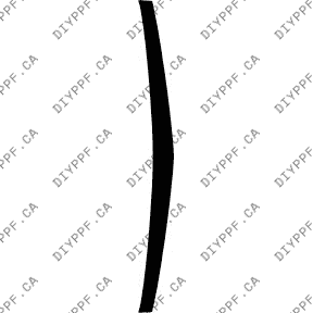 Bumper, Back 2008-2013 Cadillac CTS 13-08 4D Sdn PPF