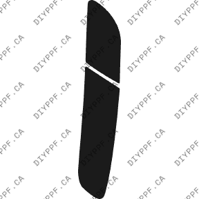 Bumper, Middle Left 2008-2008 Volkswagen R32 08-08 2D HB PPF