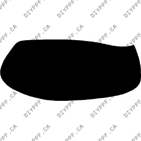 Mirror, Left 2008-2011 Subaru Impreza HB 11-08 4D HB PPF