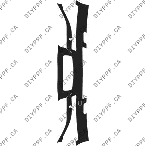 Bumper, Top 2005-2007 Volvo V70 w/ washers 07-05 4D SW PPF