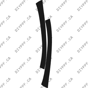 A Pillar 2008-2009 Toyota Tundra w/ Sensors 09-08 Double Cab PPF