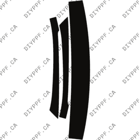 Roof & A Pillar 2024-2024 Porsche Cayenne Base/E-Hybrid/S/S E-Hybrid Coupe 24-24 4D SUV PPF