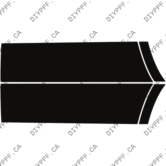 Door Panels Rear, L&R 2024-2024 Porsche Cayenne Base/E-Hybrid/S/S E-Hybrid Coupe 24-24 4D SUV PPF