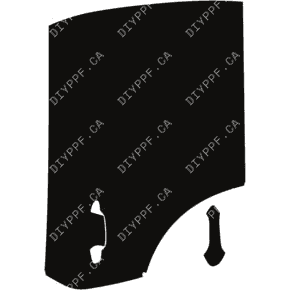 Door, Full Rear Right 2024-2024 Porsche Cayenne Base/E-Hybrid/S/S E-Hybrid Coupe 24-24 4D SUV PPF