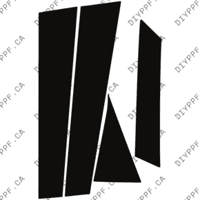 Door, B Pillar Left 2024-2024 Porsche Cayenne Base/E-Hybrid/S/S E-Hybrid Coupe 24-24 4D SUV PPF